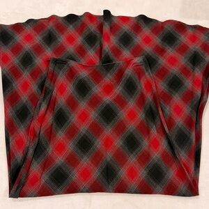 The Limited Red and Black Plaid vintage skirt